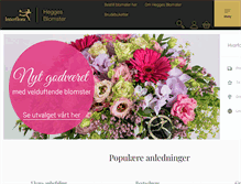 Tablet Screenshot of heggesblomster.no